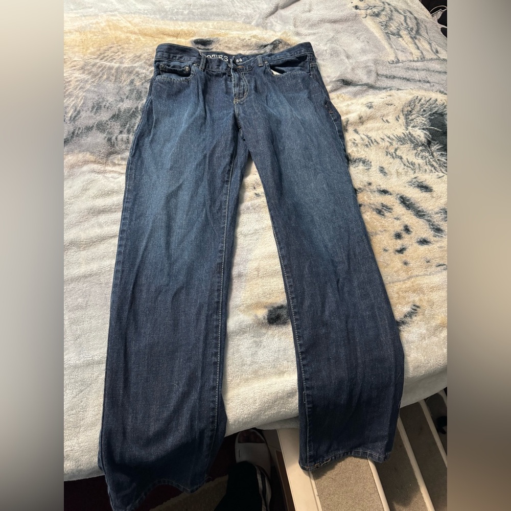 Dark Blue Denim Jeans